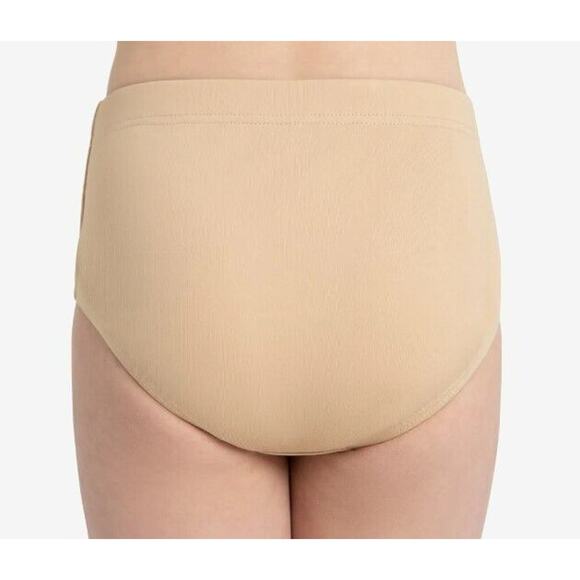 Capezio Girls Nude Dance Brief TB111C Size I Intermediate Child 6/6X - Picture 3 of 3